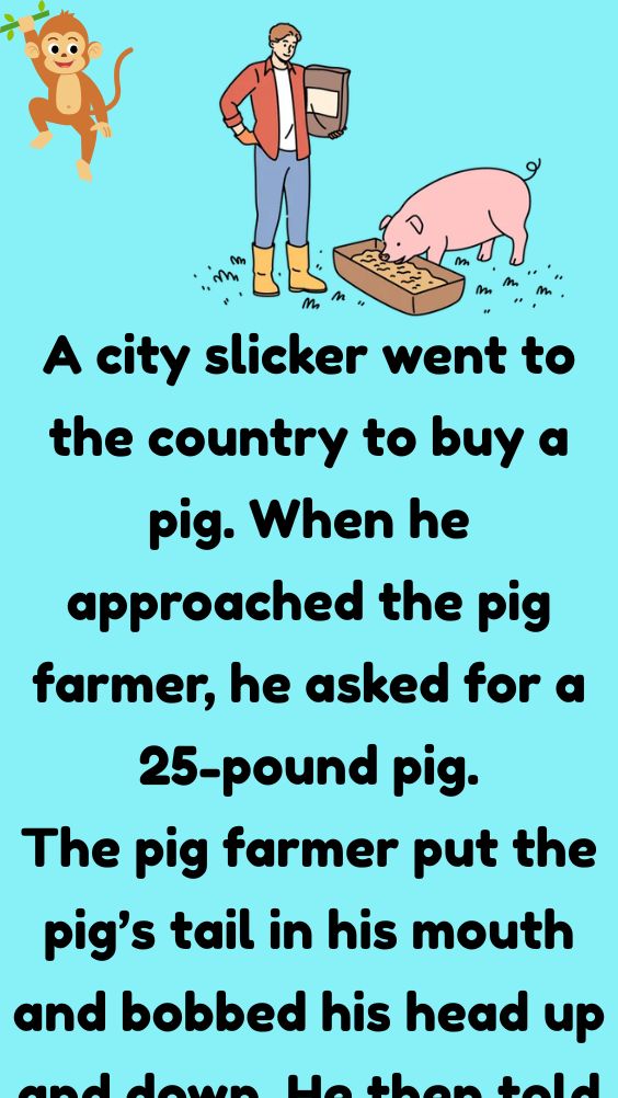A Man Went To Buy A Pig