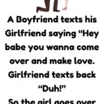 A boyfriend texts his Girlfriend