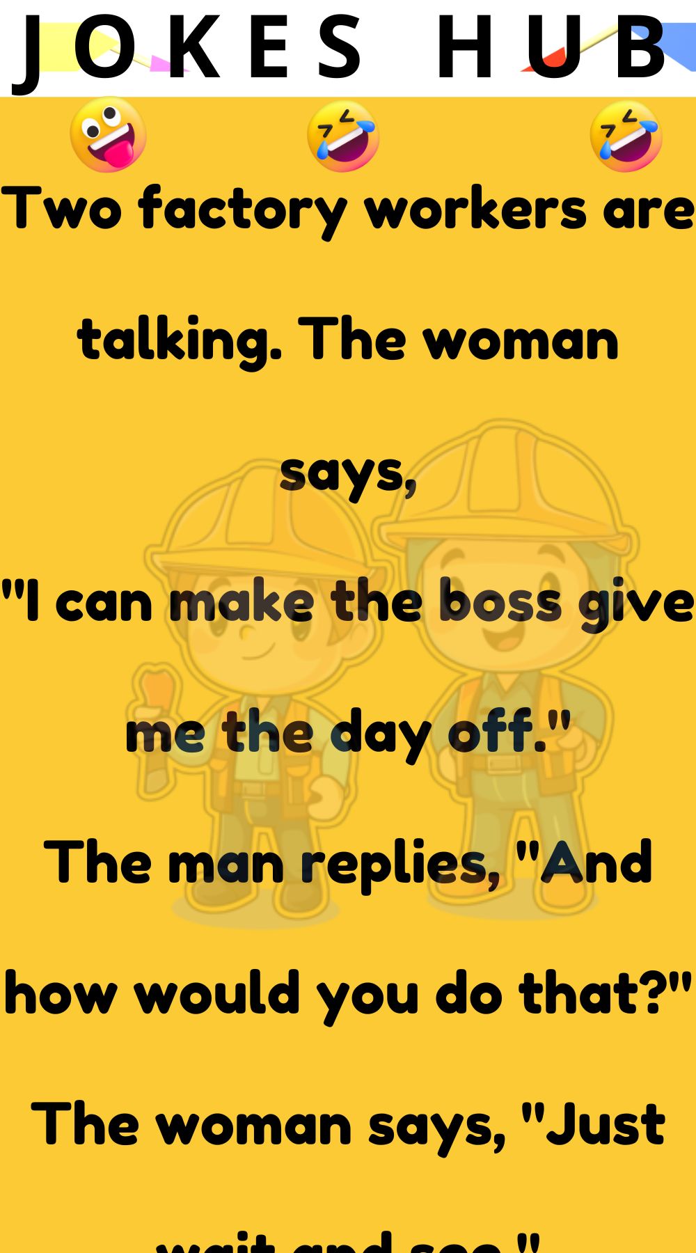 Two factory workers are talking